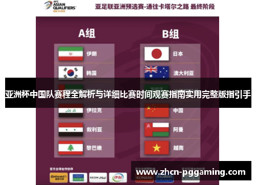 亚洲杯中国队赛程全解析与详细比赛时间观赛指南实用完整版指引手