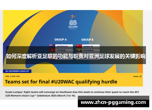 如何深度解析亚足联的功能与职责对亚洲足球发展的关键影响